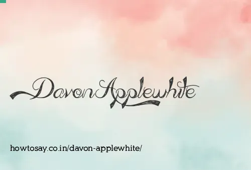 Davon Applewhite