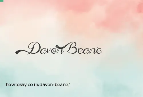 Davon Beane