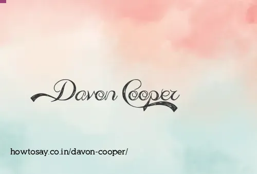 Davon Cooper