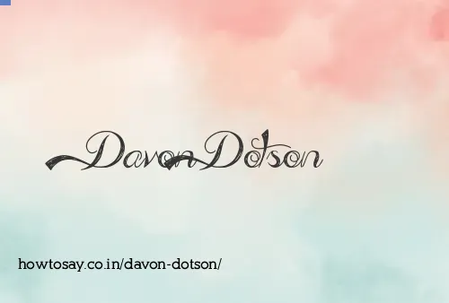 Davon Dotson