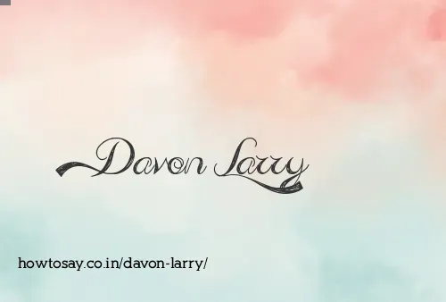 Davon Larry