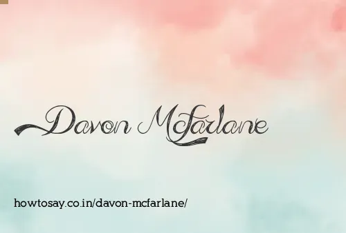 Davon Mcfarlane