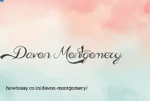 Davon Montgomery