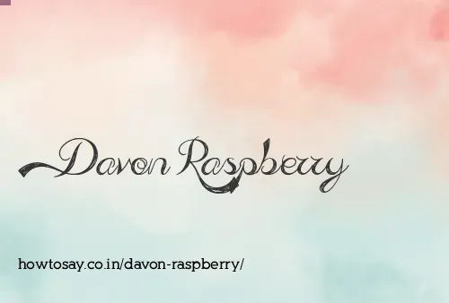Davon Raspberry