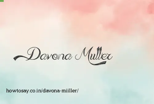 Davona Miiller