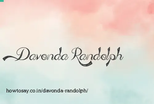 Davonda Randolph