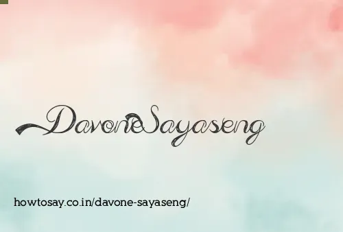 Davone Sayaseng