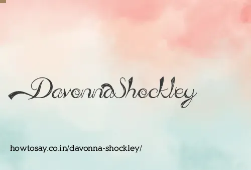 Davonna Shockley