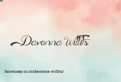 Davonna Willits