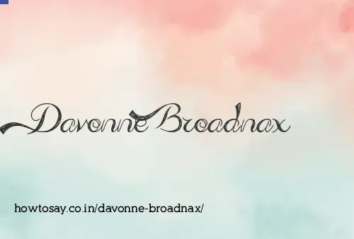 Davonne Broadnax