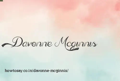 Davonne Mcginnis