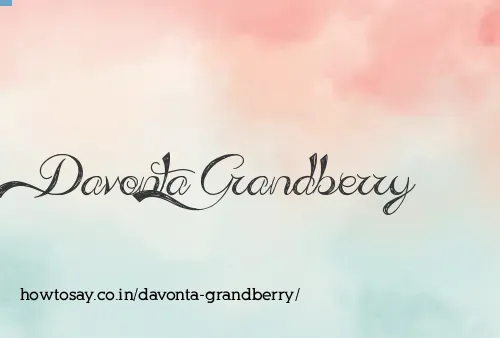 Davonta Grandberry