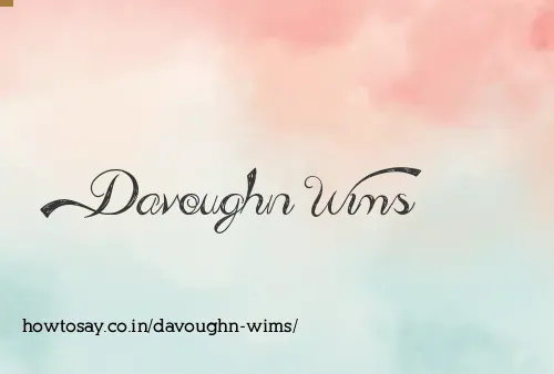 Davoughn Wims