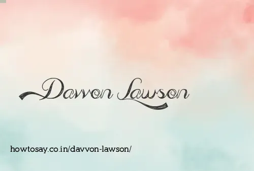 Davvon Lawson