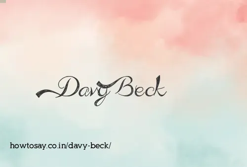 Davy Beck