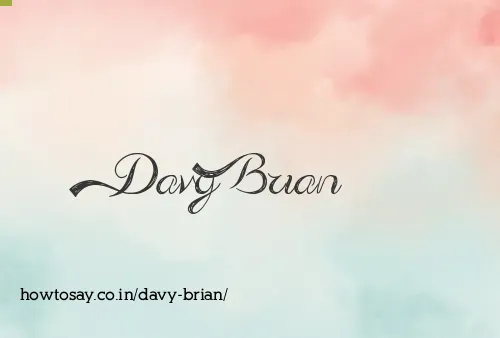 Davy Brian
