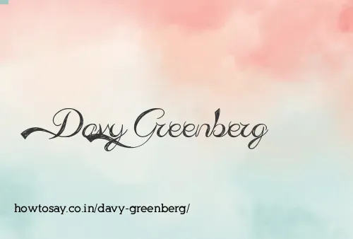 Davy Greenberg