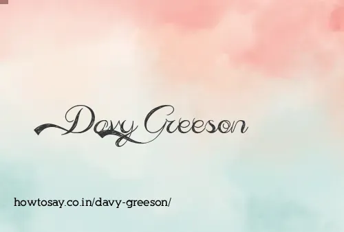Davy Greeson