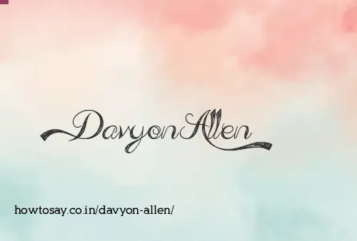 Davyon Allen