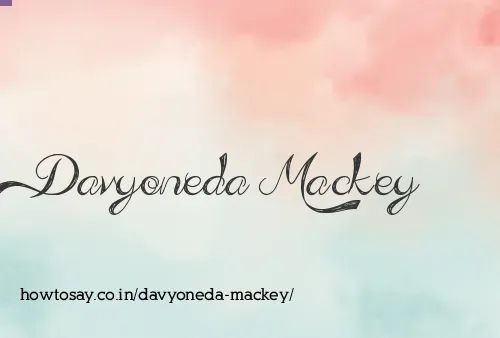 Davyoneda Mackey