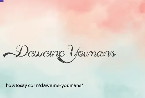Dawaine Youmans