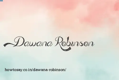 Dawana Robinson