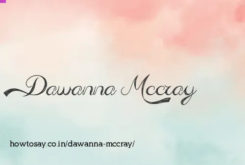 Dawanna Mccray
