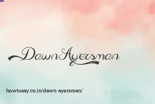 Dawn Ayersman