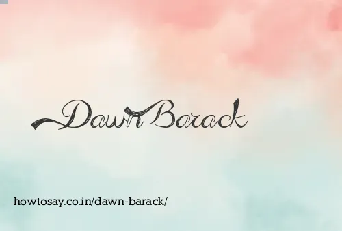 Dawn Barack