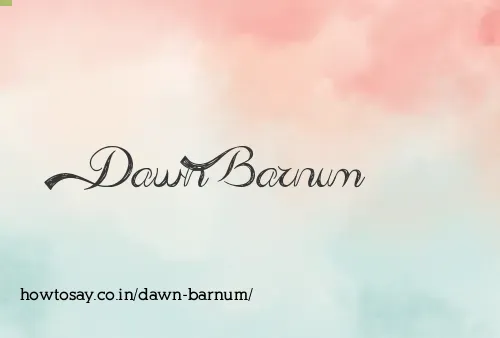 Dawn Barnum