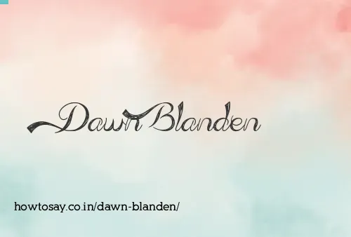 Dawn Blanden