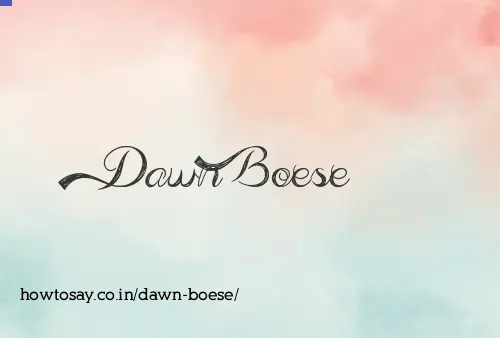 Dawn Boese