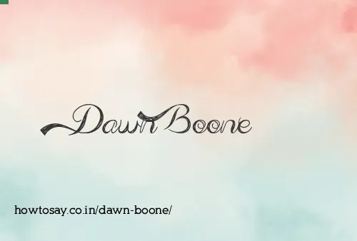 Dawn Boone