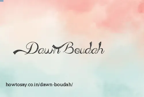 Dawn Boudah