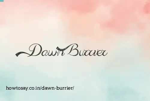 Dawn Burrier