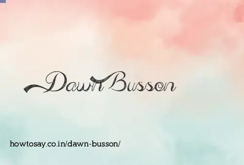 Dawn Busson