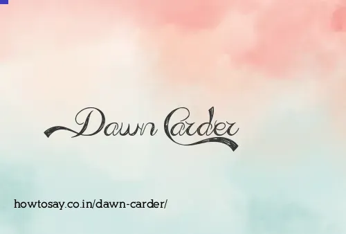Dawn Carder