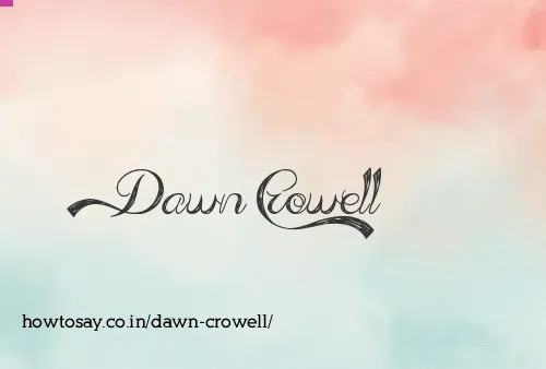 Dawn Crowell