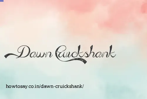 Dawn Cruickshank