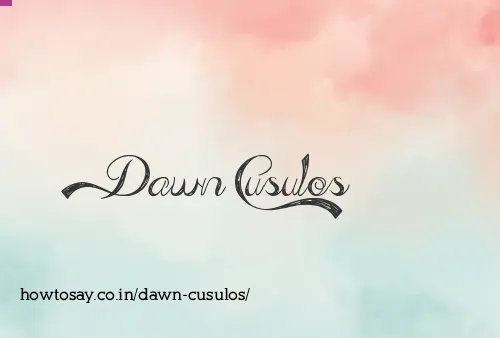 Dawn Cusulos