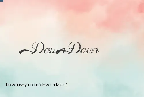 Dawn Daun