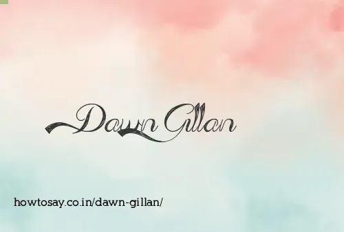 Dawn Gillan