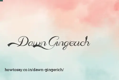 Dawn Gingerich