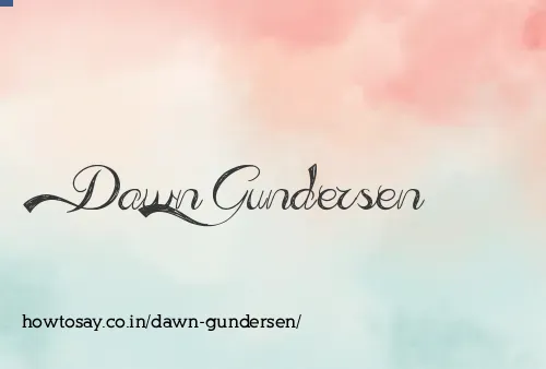 Dawn Gundersen