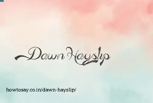 Dawn Hayslip
