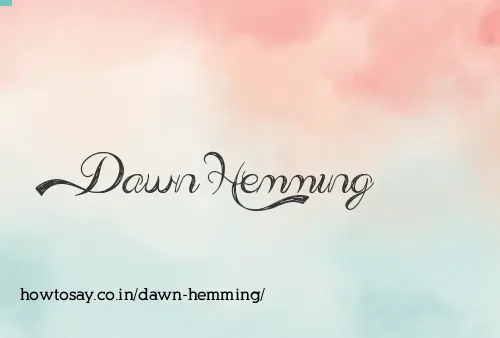 Dawn Hemming