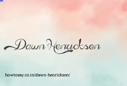 Dawn Henrickson