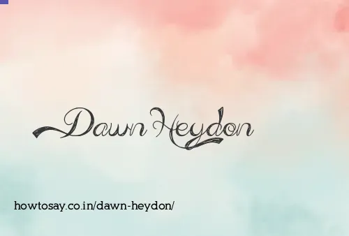 Dawn Heydon
