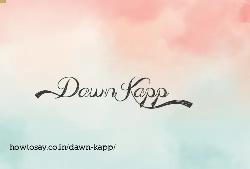 Dawn Kapp