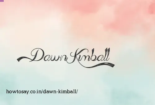 Dawn Kimball